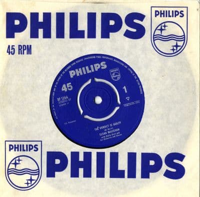 Susan Maughan - The Verdict Is Guilty/Bachelor Girl (BF 1266)