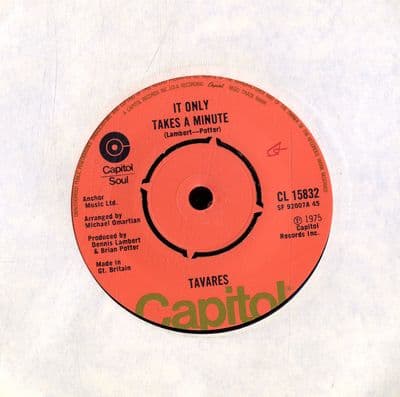 Tavares - It Only Takes A Minute/I Hope She Chooses Me (CL 15832) M-
