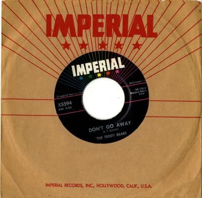 Teddy Bears,The - Don't Go Away/Seven Lonely Days (X5594)