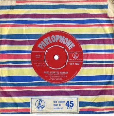Temperance Seven,The - Hard Hearted Hannah/Chilli Bom Bom (R 4823) M-
