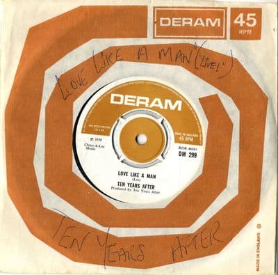 Ten Years After - Love Like A Man/Love Like A Man (Instr.) Ex