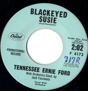 Tennessee Ernie Ford - Blackeyed Susie/Code Of The Mountains (F 4173) Promo