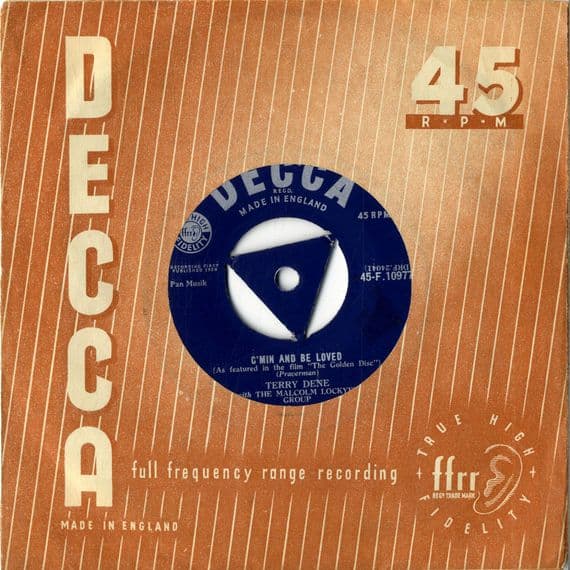 Terry Dene - C'Min And Be Loved/The Golden Age (F 10977) Ex