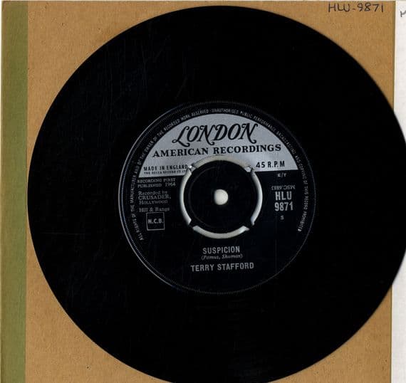 Terry Stafford - Suspicion/Judy (HLU 9871) M-