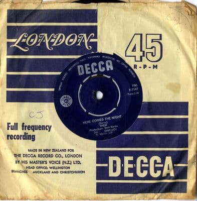 Them - Here Comes The Night/All For Myself (7-7147) South Africa