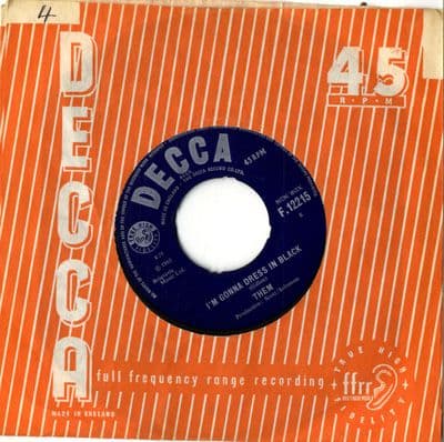 Them - I'm Gonna Dress In Black/Half As Much (F 12215)