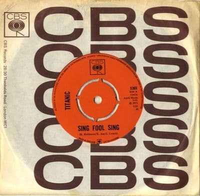 Titanic - Sing Fool Sing/Sultana (5365) M-