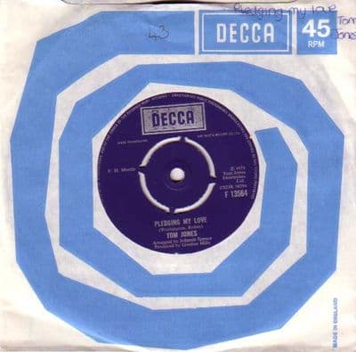 Tom Jones - Pledging My Love/I'm Too Far Gone (13564) M
