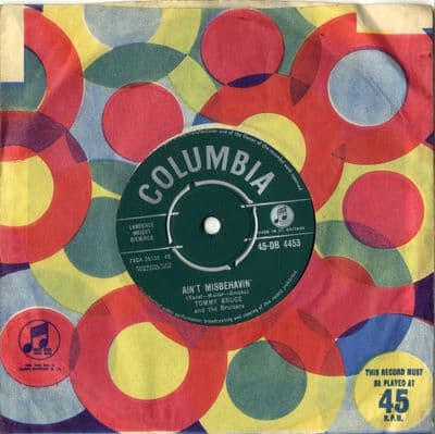 Tommy Bruce and The Bruisers - Ain't Misbehavin'/Got The Water Boilin' (DB 4453)