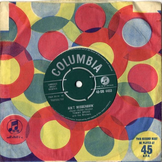 Tommy Bruce and The Bruisers - Ain't Misbehavin'/Got The Water Boilin' (DB 4453)