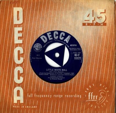 Tommy Steele - Little White Bull/Singing Time (F 11177)