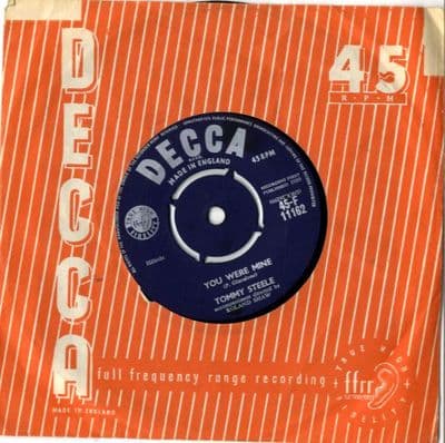 Tommy Steele - You Were Mine/Young Ideas (F 11182)