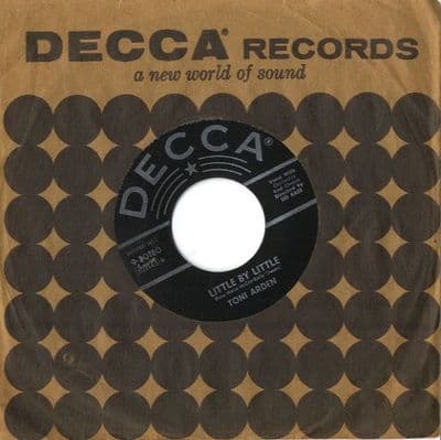 Toni Arden - Little By Little/Without Love (9-30180)