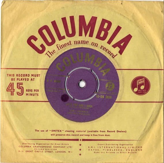 Tony Crombie and His Rockets - Let's You And I Rock/Sham Rock (DB 3859)