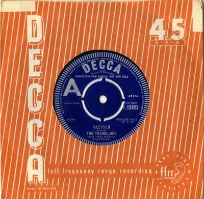 Tremeloes,The - Blessed/The Right Time (F 12423) Demo