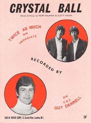 Twice As Much/Guy Darrell - Crystal Ball - Mint