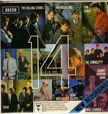 Various - 14 New Recordings (LK 4695) Stones - Applejacks - Zombies - Ex/Ex