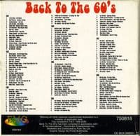 Various Artists - Back To The 60's - 8 x CD Box Set - Great Value !