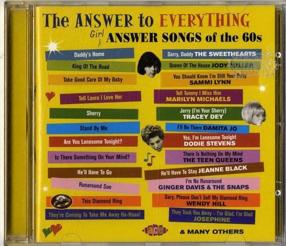 Various Artists - Girl Answer Songs Of The 60's - Ace CD