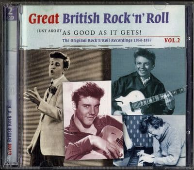 Various Artists - Great British Rock 'n' Roll Vol. 2 - 2 CD Set - 65 Tracks