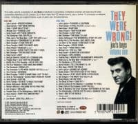Various Artists - They Were Wrong - Joe's Boys - Castle 2 CD Set