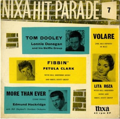 Various - Nixa Hit Parade 7 (NEP 24071) -Lita Roza - Lonnie Donegan
