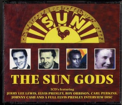 Various - The Sun Gods - 3 x CD Set incl.  incl. Early Elvis Interviews