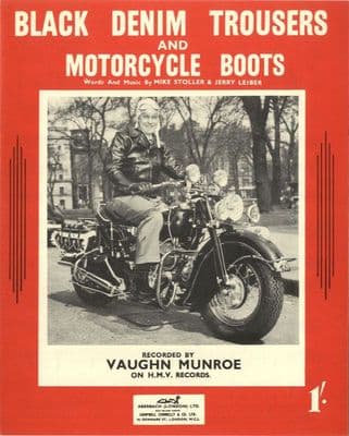 Vaughn Munroe - Black Denim Trousers And Motorcycle Boots (Mint)