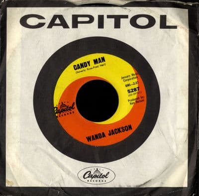 Wanda Jackson - Candy Man/Weary Blues From Waitin'  (5287)