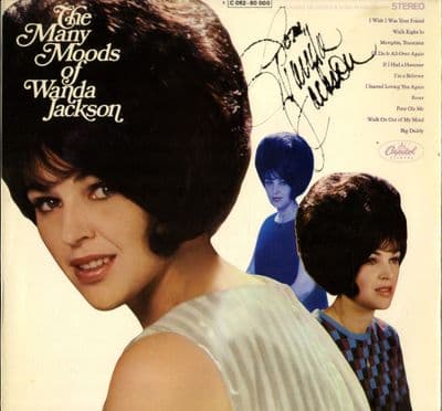 Wanda Jackson -The Many Moods Of .. (C062-80 000) Autographed - M-