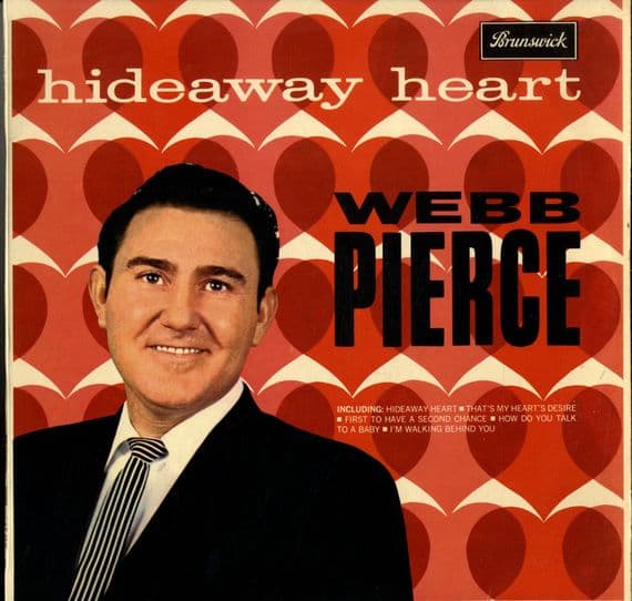 Webb Pierce - Hideaway Heart (LAT 8540) Ex/M-
