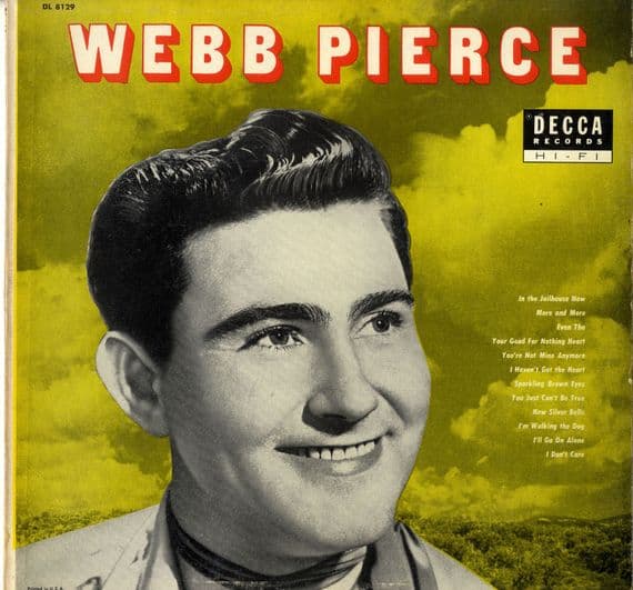 Webb Pierce - In The Jailhouse Now - Even Tho - I Don't Care (DL 8129) Ex/Ex