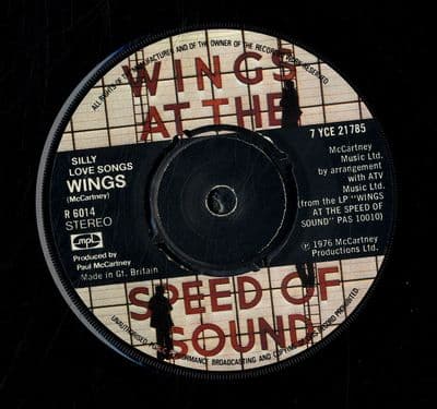 Wings - Silly Love Songs/Cook Of The House (R 6014)