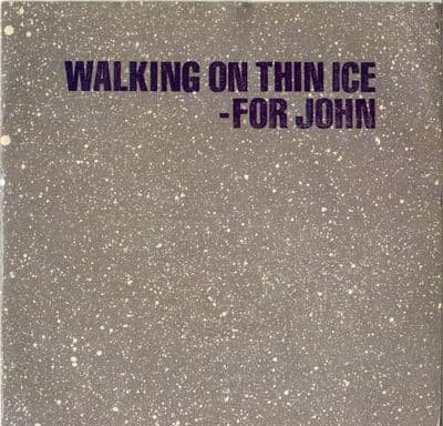 Yoko Ono - Walking On Thin Ice - For John/It Happened (79202) With Insert