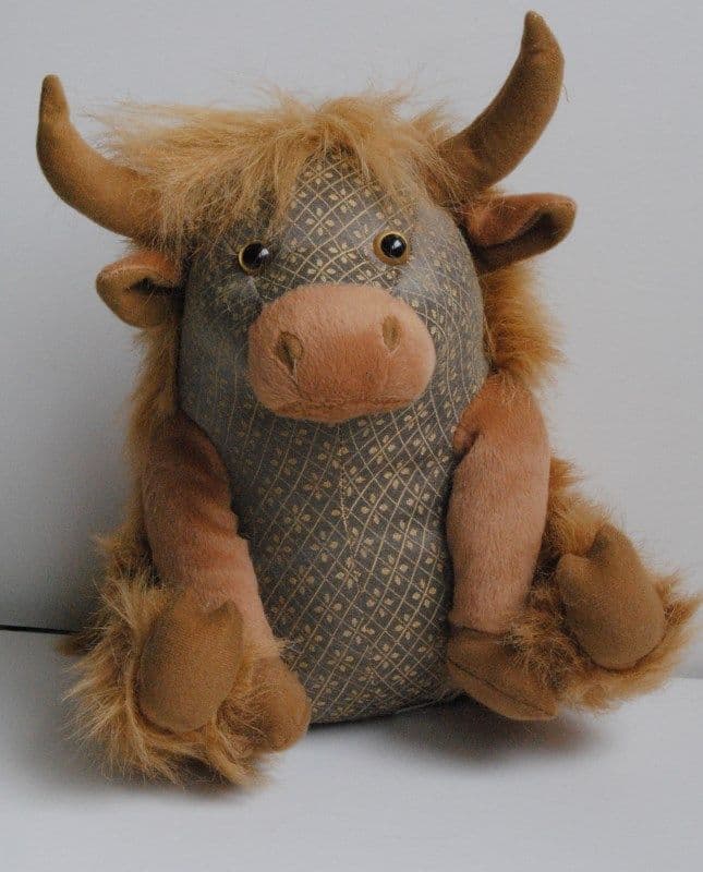 Dora Designs Angus Highland Cow