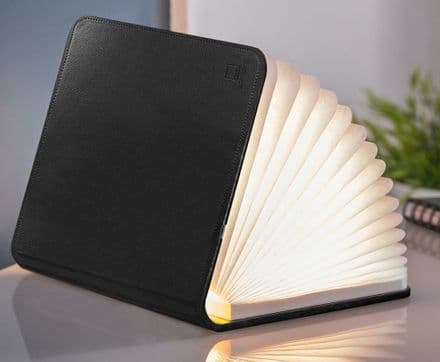 Ginko Mini Smart Book Light - Black Leather