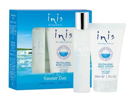 Inis Traveller Duo, Cologne Spray 15ml & Body Lotion 50ml