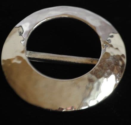 Ladycrow Pewter Scarf Ring "Eccentric"