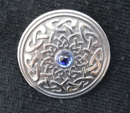 Ladycrow Pewter scarf ring "Interlace"