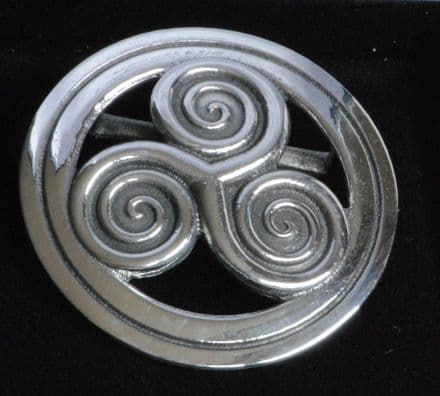 Ladycrow Pewter Scarf Ring "Origin"