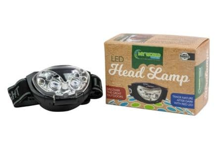 My World LED Headlamp (with White & Red light)