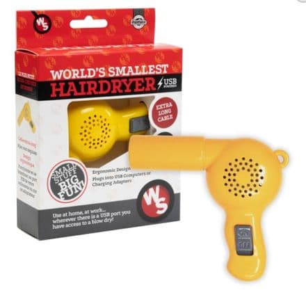 World's Smallest Hair Dryer