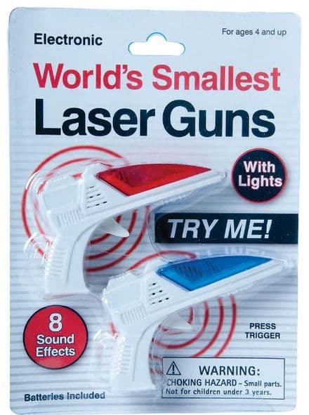 World's Smallest Laser Guns