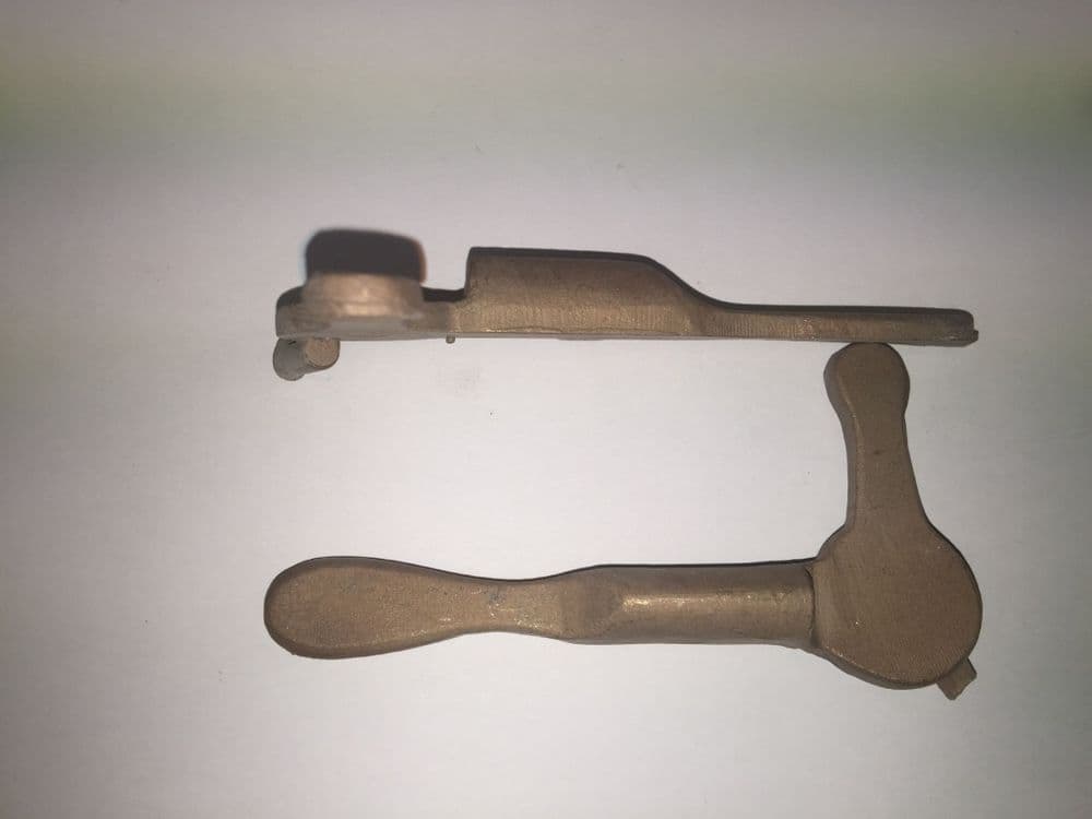 Casting Veteran control lever for tank