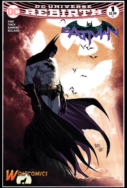 Batman  #1 Cover R Aspen 2nd Ptg Variant (2016 Series) *NM*