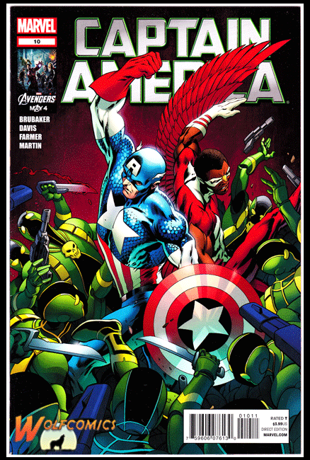 Captain America #10 Cover A (2011 Series) *NM*