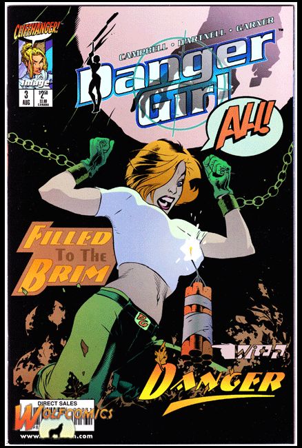 Danger Girl #3 Cover B (1998 Series) *NM*