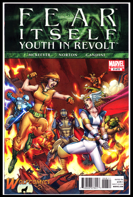 Fear Itself: Youth in Revolt  #6 Cover A (2011 Series) *NM*