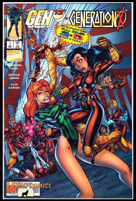 Gen 13 / Generation X  #1 Cover C (1997 One Shot) *NM*