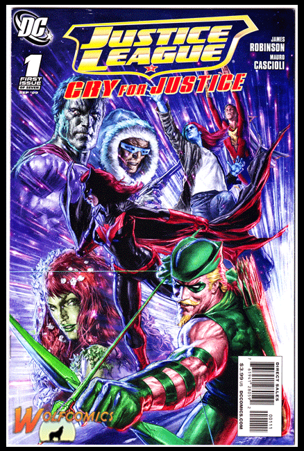 Justice League: Cry for Justice  #1 Cover A (2009 Series) *NM*
